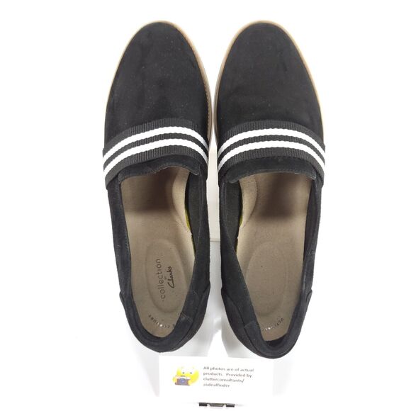 Collection by Clarks Sharon Dasher Loafer Flat Womens Size 11 13288 Black - Picture 6 of 9